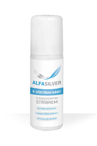 Alfa Silver spray 50 ml treat wounds, abrasions, minor burns, skin injuries or bedsores - mydrxm.com