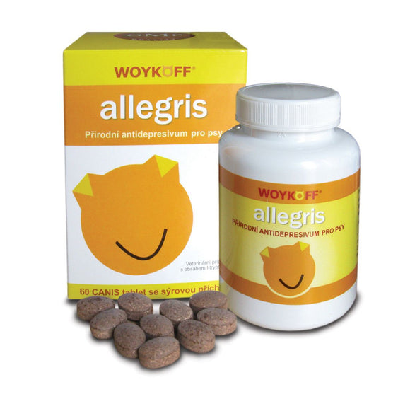 Woykoff Allegris cheese flavor 60 tablets Good Mood for Dogs - mydrxm.com