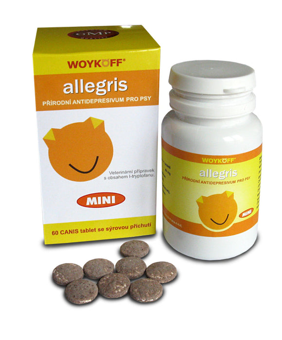 Woykoff Allegris mini cheese flavor 60 tablets Good Mood for Dogs - mydrxm.com