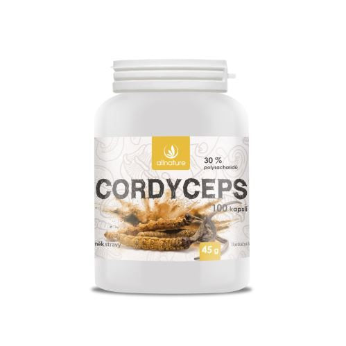 Organic Allnature Cordyceps 100 capsules vitamins Natural Energy food supplement - mydrxm.com