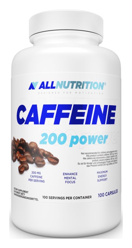 ALLNUTRITION Caffeine 200 Power 100 capsules