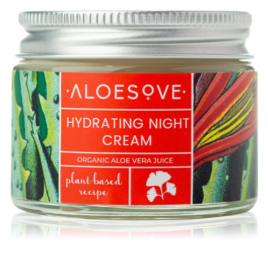 Aloesove Hydrating Night Cream Organic Aloe Vera Juice 50 ml