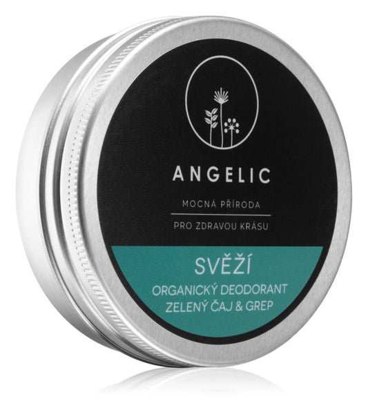Angelic Organic Cream deodorant Fresh Green tea & Grapefruit 50 ml
