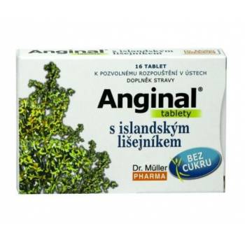 Anginal with Icelandic lichen 16 tablets - mydrxm.com