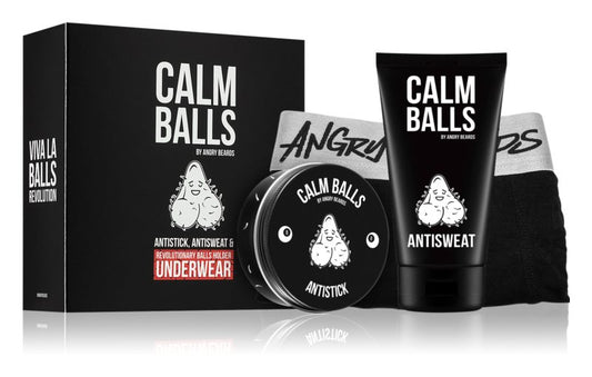 Angry Beards Antistick, Antisweat & Revolutionary Testicles Holder Underwear XXL Gift Set