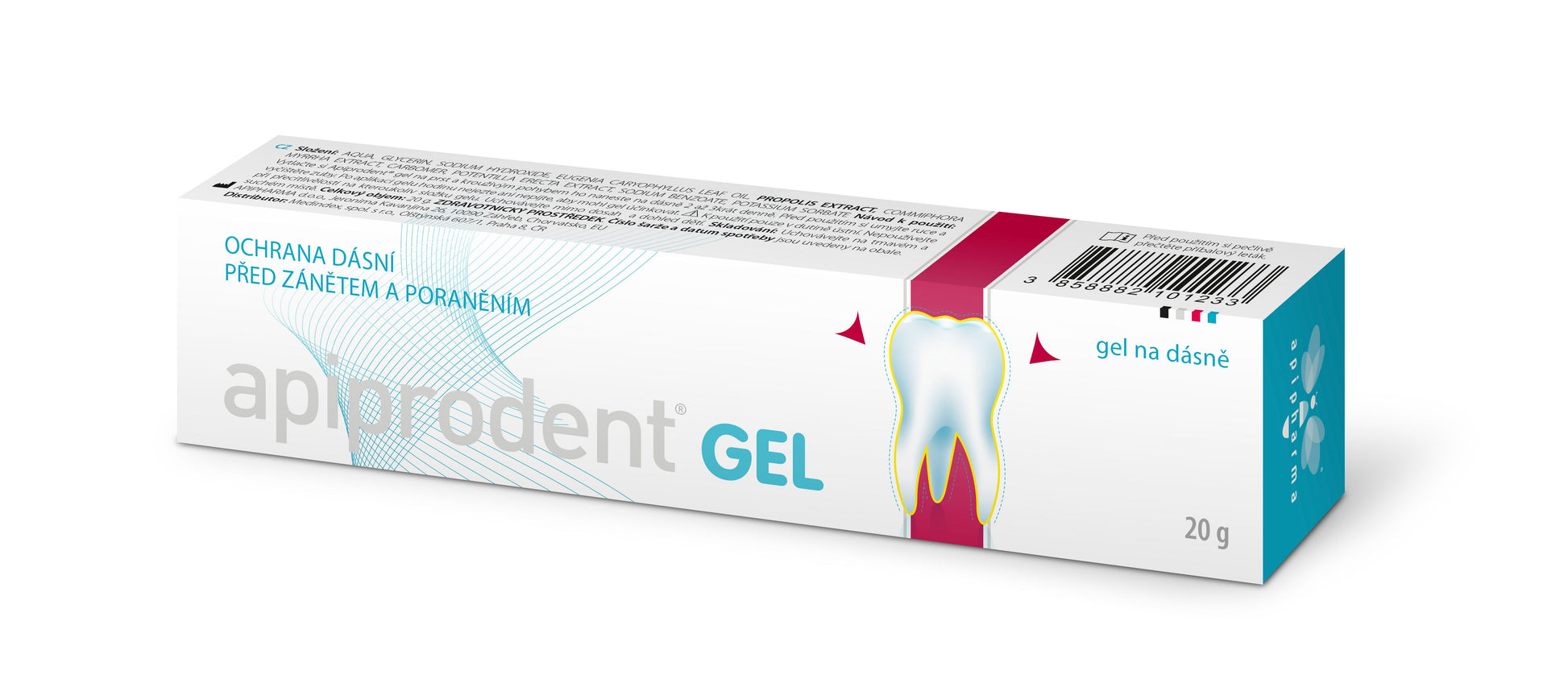 Apiprodent mouth gel 20 g - mydrxm.com