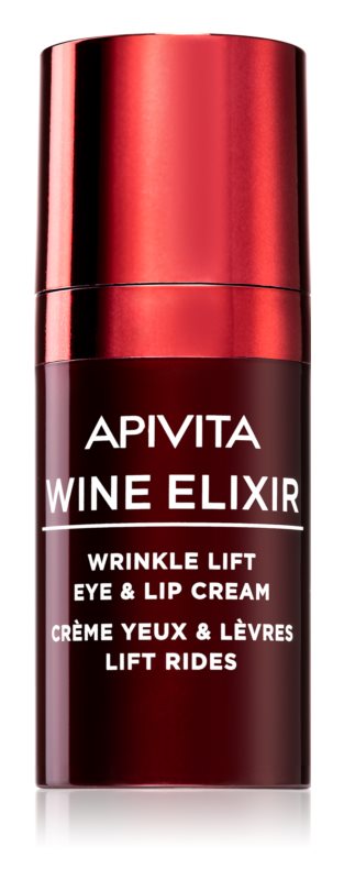 Apivita Wine Elixir Wrinkle lift Eye & Lip Cream 15ml