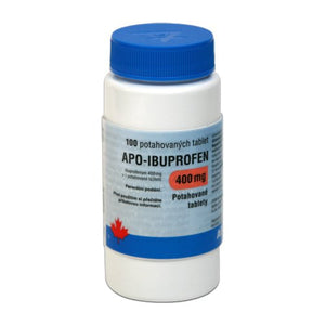 APO-Ibuprofen 400 mg 100 tablets pain and fever relief - mydrxm.com