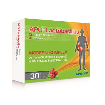 Apotex APO Lactobacillus probiotic 12 billion 30 capsules - mydrxm.com