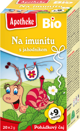 Apotheke BIO fruit tea for kids For immunity with strawberry, 20 teabags