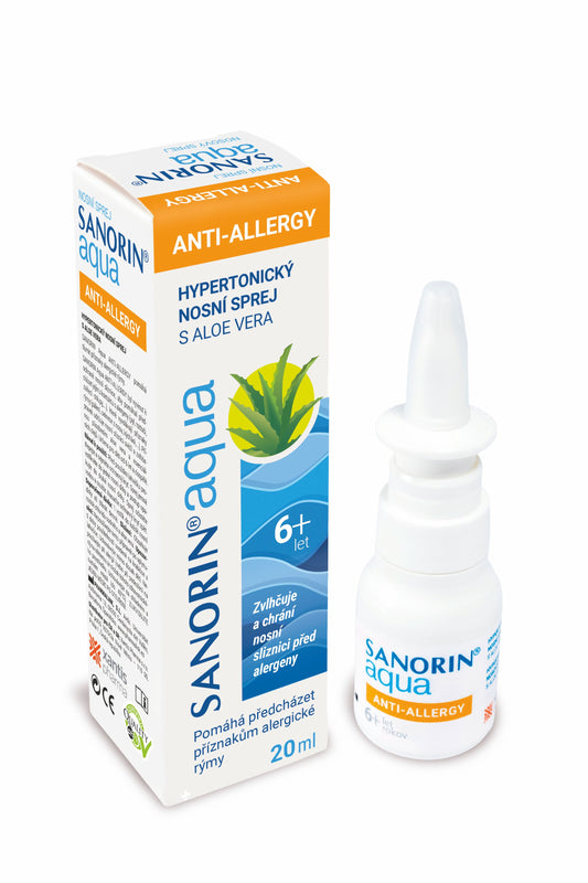 Sanorin Aqua ANTI-ALLLERGY spray 20 ml - mydrxm.com