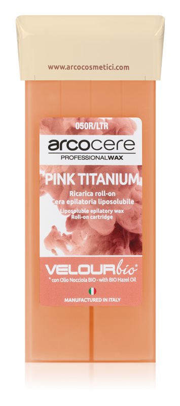 Arcocere Professional Wax Pink Titanium epilation wax roll-on 100ml