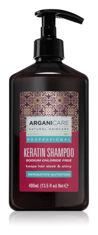 Arganicare Professional Keratin regenerating shampoo 400 ml