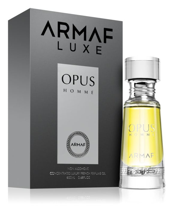 Armaf Opus Men Concentrated Luxury French Perfume Oil for Men 20 ml