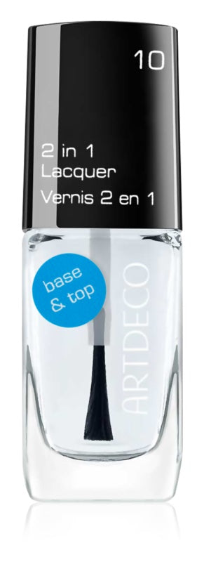 Artdeco 2 in 1 Laquer Base & Top 10ml