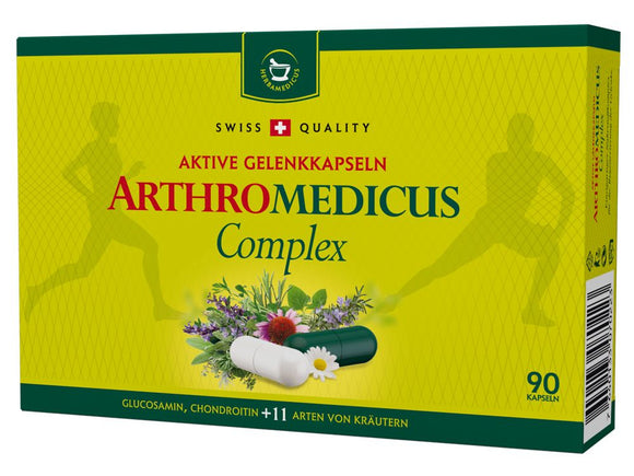 Organic Herbamedicus Arthro Medicus Vitamins Minerals 11 Herbs Complex 90 caps - mydrxm.com