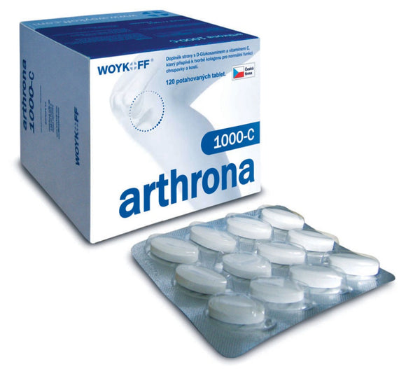 Woykoff Arthrona 1000-C 120 tablets Glucosamine & Vitamin C - mydrxm.com