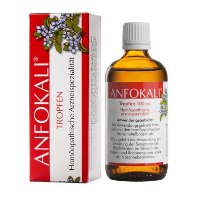 ANFOKALI DROPS 100ml - Homeopathic medicine for cold symptoms