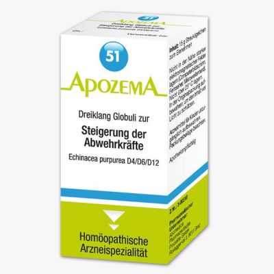 Apozema Dreiklang Globuli to increase the immune system No. 51, 15ml