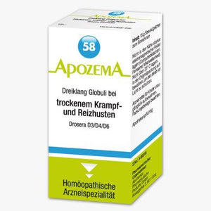 Apozema Dreiklang Globuli for dry cough No. 58, 15ml