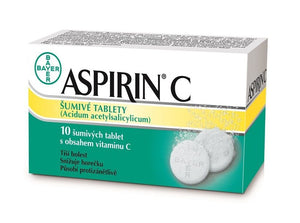 Aspirin C 10 effervescent tablets fever and pain relief - mydrxm.com