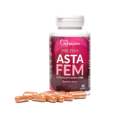 Bonaloka Astafem 60 capsules Astaxanthin Dietary supplement for women - mydrxm.com