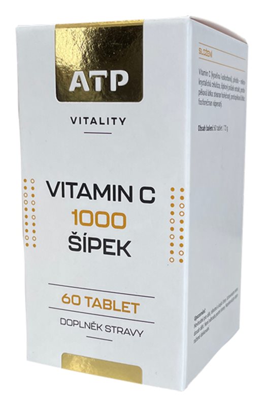 ATP Vitality Vitamin C 1000 Rosehip immunity support 60 capsules