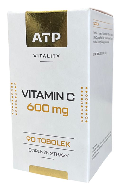 ATP Vitality Vitamin C 600 mg, 90 capsules