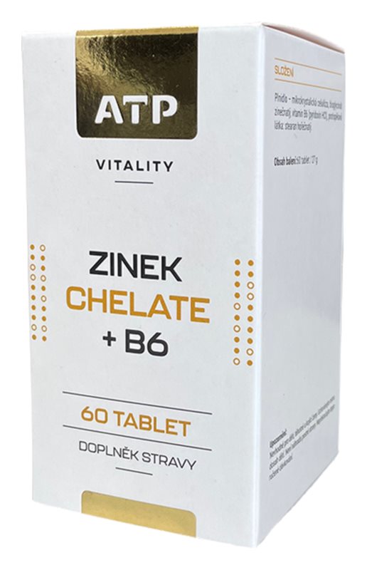 ATP Vitality Zinc Chelate + B6 immunity support 60 capsules