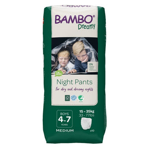 Bambo Dreamy Night Pants Boys 4-7 years 15-35 kg night diaper panties 10 pcs