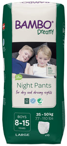 Bambo Dreamy Night Pants Boys 8-15 years 35-50 kg night diaper panties 10 pcs