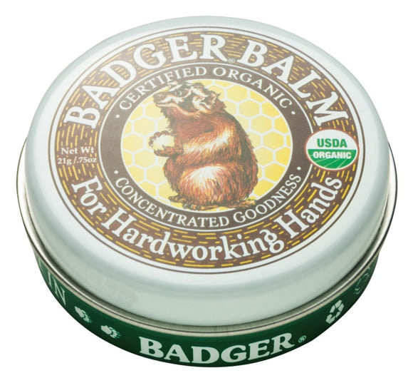 Badger Certified Organic Concentrated Goodness for Hardworking Hands 21g