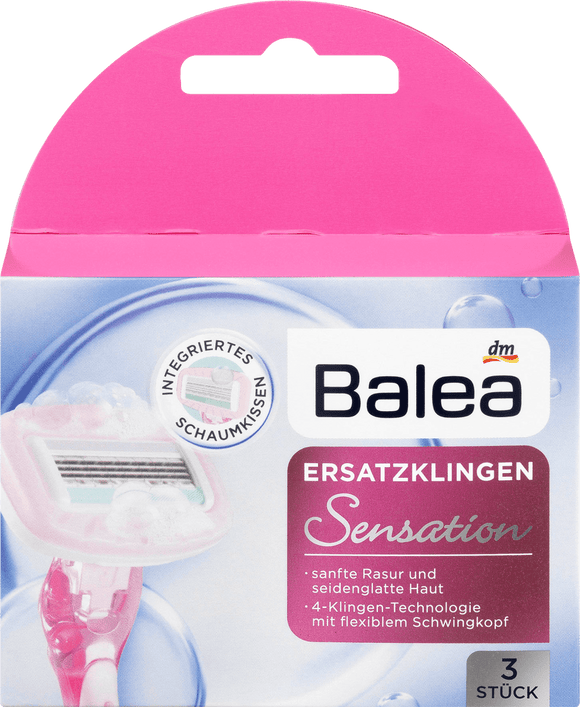 Balea spare razor heads Sensation, 3 pcs