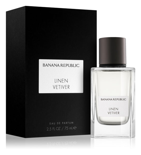 Banana Republic Icon Collection Linen Vetiver Eau De Parfum 75 ml