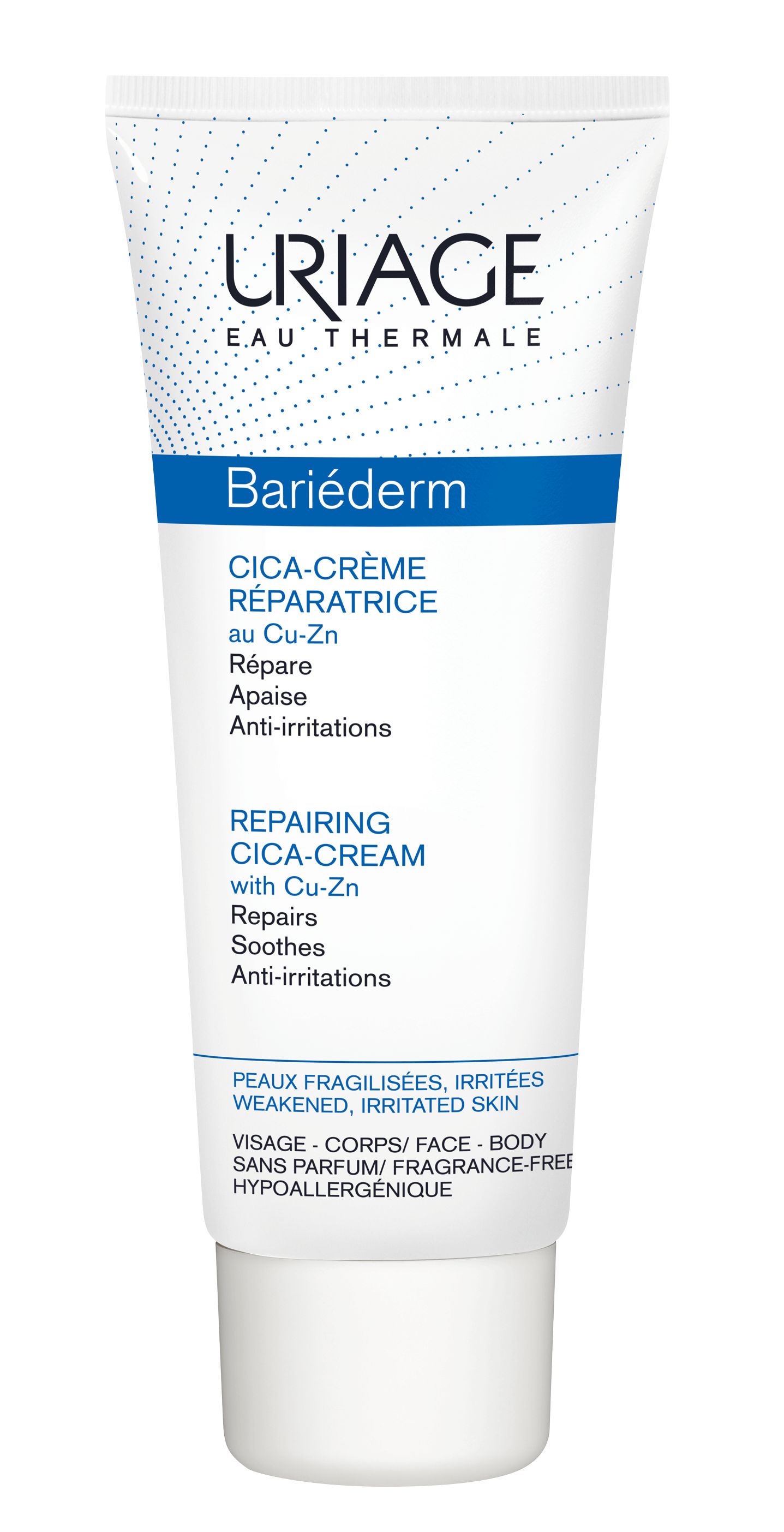 Uriage Bariéderm Regenerating cream containing 100 ml of copper and zinc - mydrxm.com