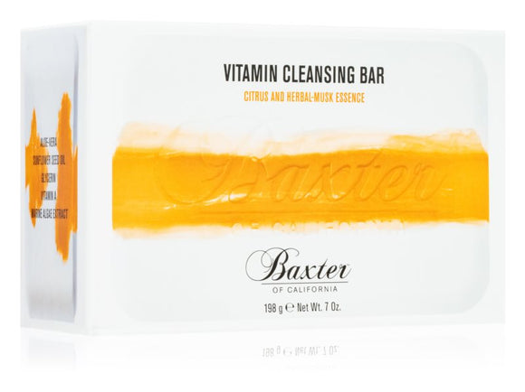 Baxter of California Vitamin Cleansing Bar Citrus and Herbal-Musk 198 g