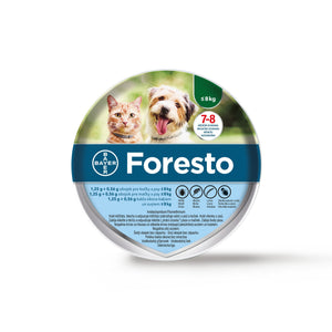 Foresto 1.25g + 0.56g collar for cats and dogs up to 8kg - mydrxm.com
