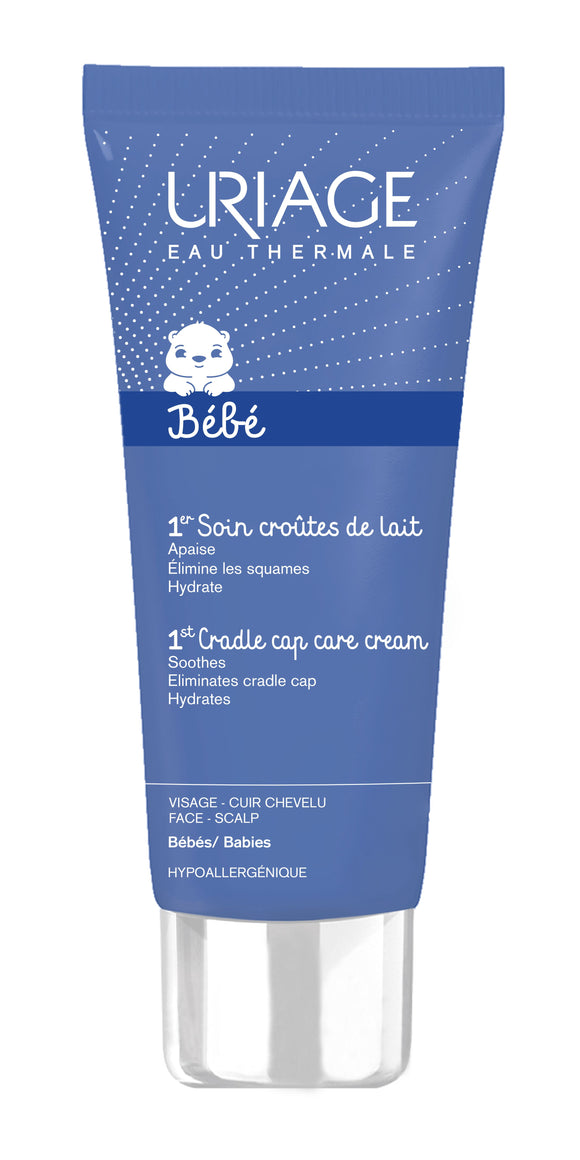 Uriage Bébé Cream for the youngest to skin with a tendency to milk crust 40 ml - mydrxm.com