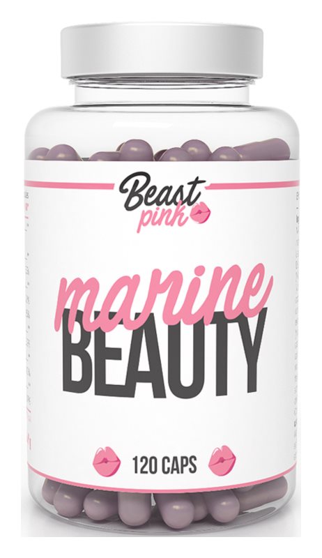 BeastPink Marine Beauty dietary supplement for beautiful hair, skin and nails 120 capsules