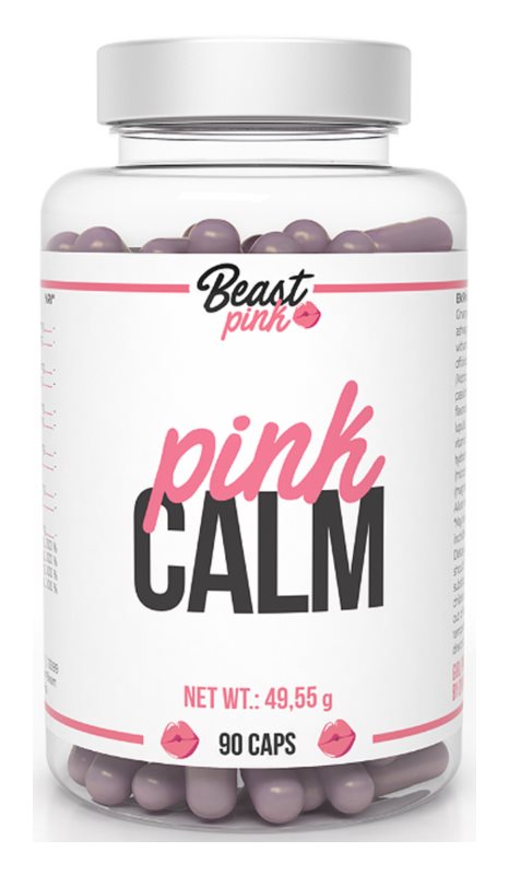 BeastPink Pink Calm mental well-being support 90 capsules