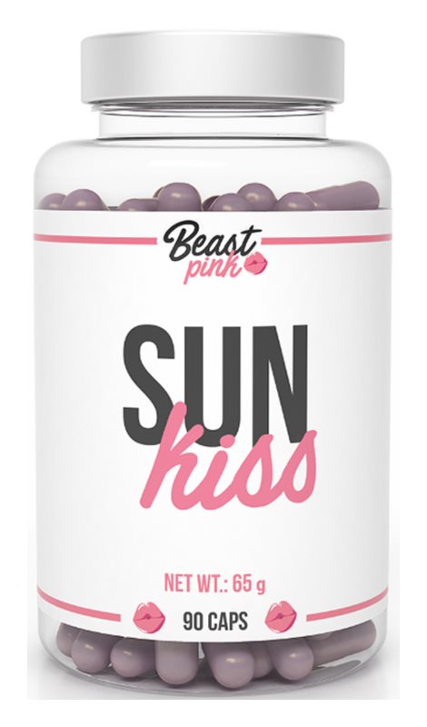 BeastPink Sun Kiss dietary supplement for a beautiful tan and healthy skin 90 capsules