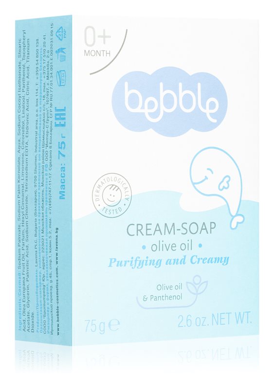 Bebble Cream Soap olive oil 75 g
