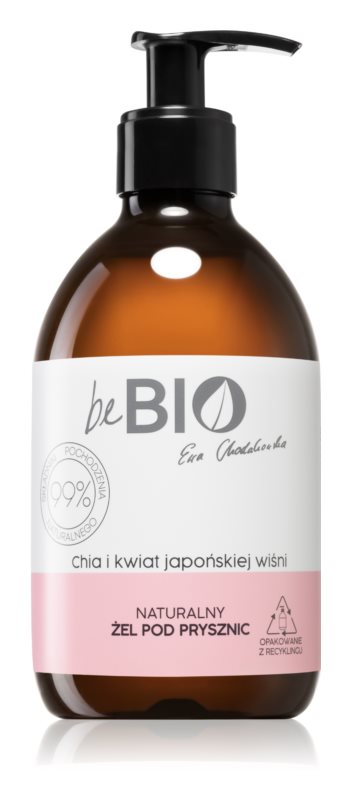 beBIO Chia Seeds & Japanese Cherry Blossom moisturizing shower gel