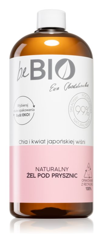 beBIO Chia Seeds & Japanese Cherry Blossom moisturizing shower gel