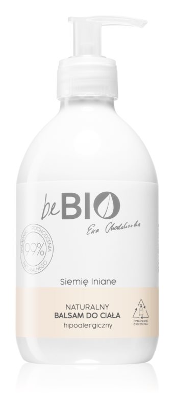 beBIO Linseed moisturizing body lotion