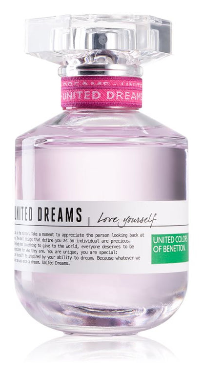 Benetton United Dreams for her Love Yourself Eau de toilette for women 80 ml