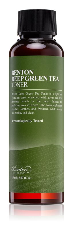 Benton Deep Green Tea moisturizing skin tonic with green tea 150 ml