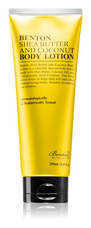 Benton Shea Butter and Coconut intensely nourishing body lotion 250 ml