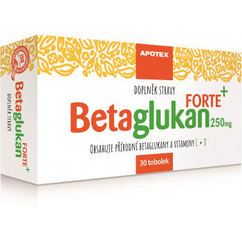 Apotex Betaglukan FORTE 250 mg 30 capsules - mydrxm.com