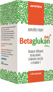 Apotex Betaglukane IMU 200 mg 120 capsules - mydrxm.com
